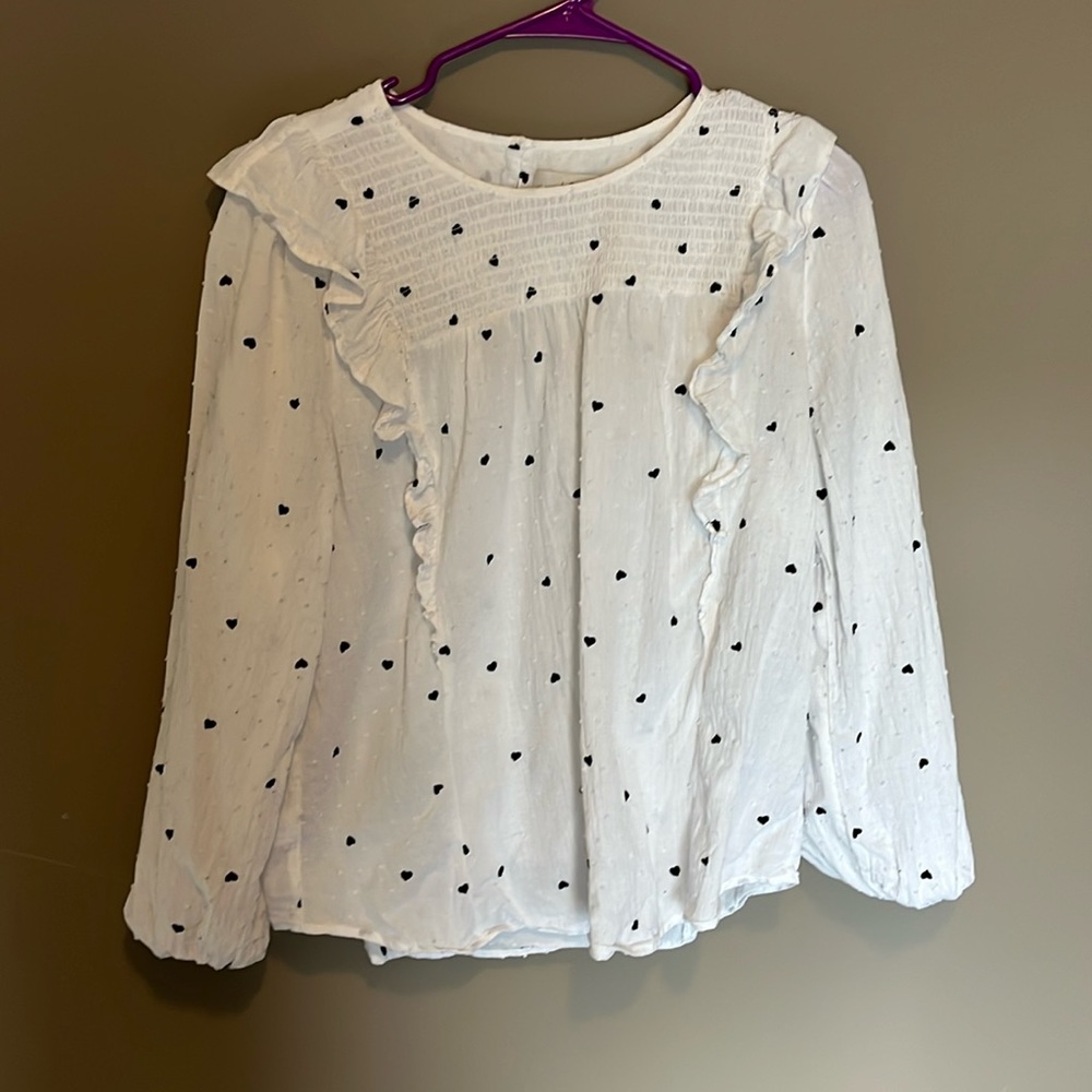 Loft heart blouse